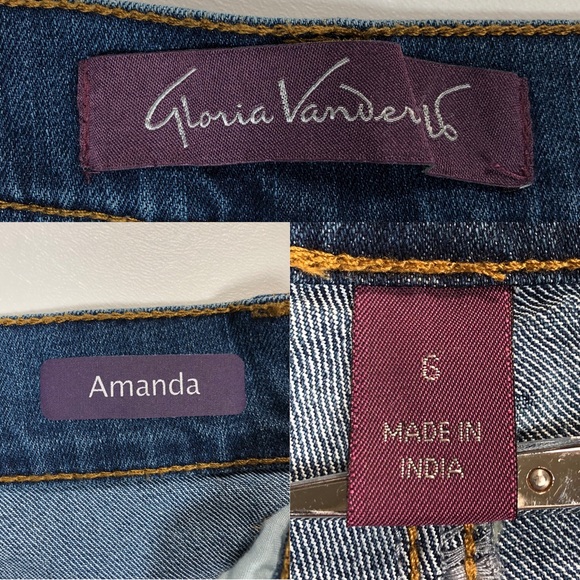 Gloria Vanderbilt Amanda Jeans. - Picture 4 of 7